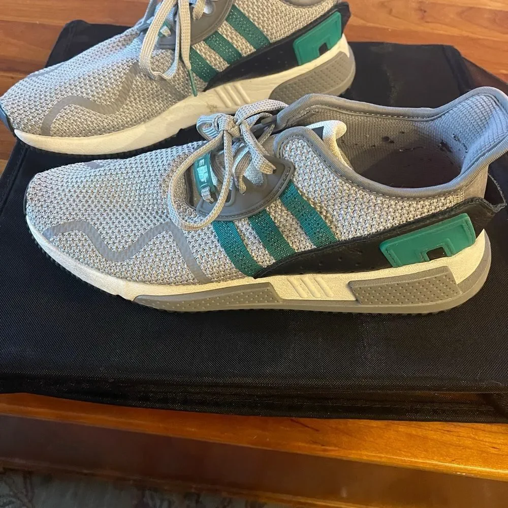 adidas green gray